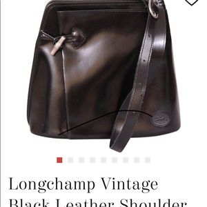 Vintage Longchamp leather bag